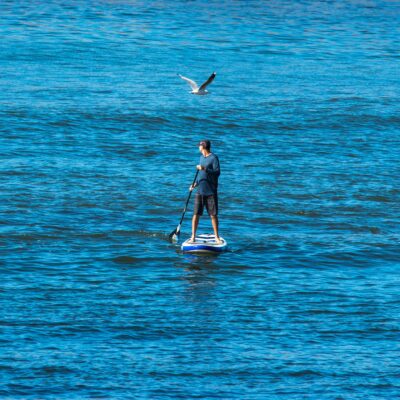 how to sup in the ocean