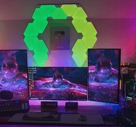 Creative Gaming Desk Setup by Designs By IFR