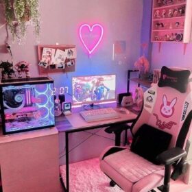 Cute Gaming Setup