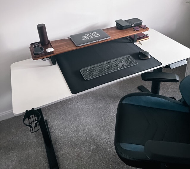 Working in Standing Position Using a Standing Desk